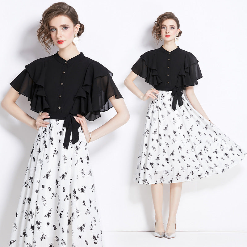A- Line Waist Midi Dress