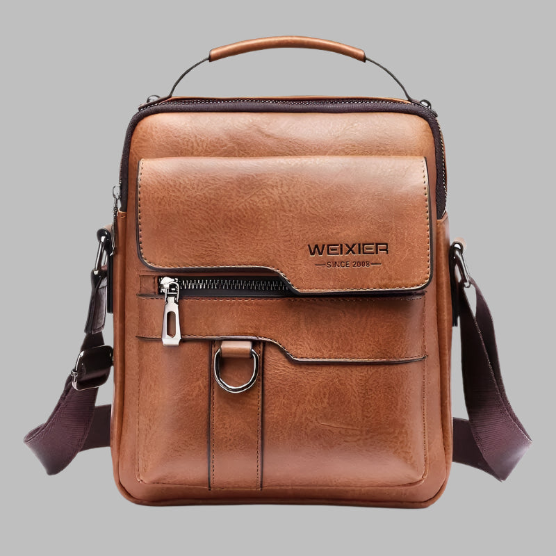 Men's Crossbody/Single Shoulder Retro Trendy Textured Bag