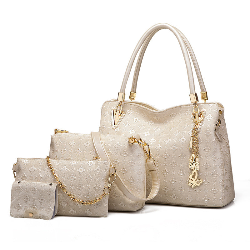 Korean Style Handbag Fashion Western Style Four-Piece Bag Messenger Bag