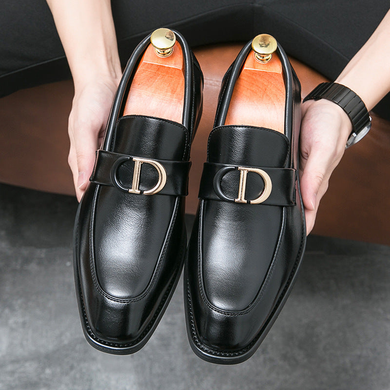 Men's British Slip On Leather Shoes