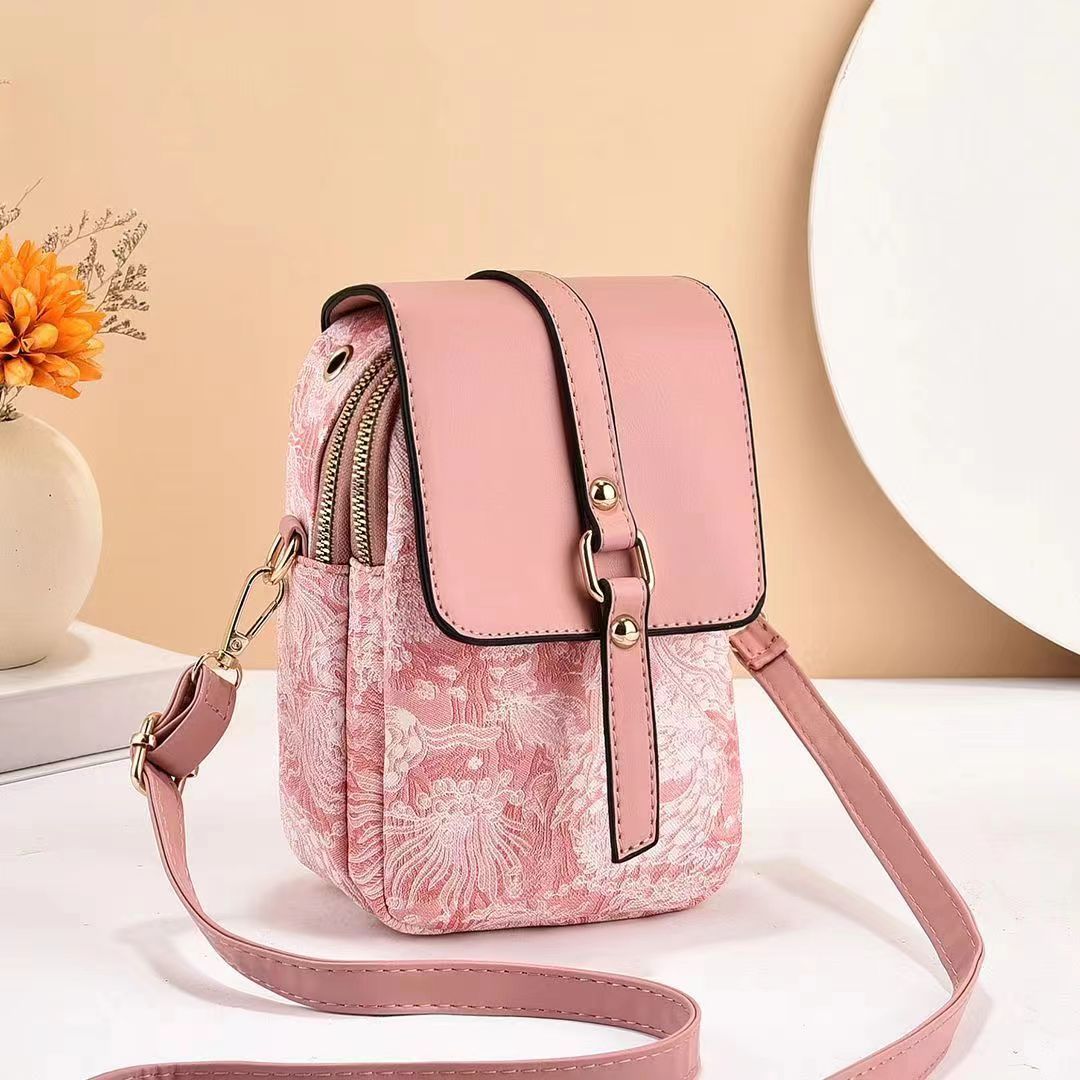 Women's Versatile Multi-compartment Mobile Phone Bag