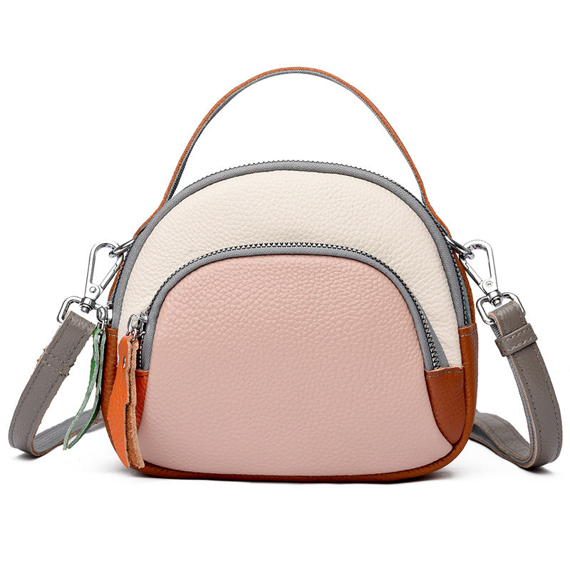 Hand-held Crossbody First Layer Cowhide Leather Single-shoulder Bag