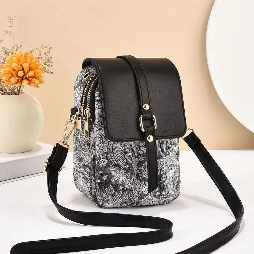 Women's Versatile Multi-compartment Mobile Phone Bag