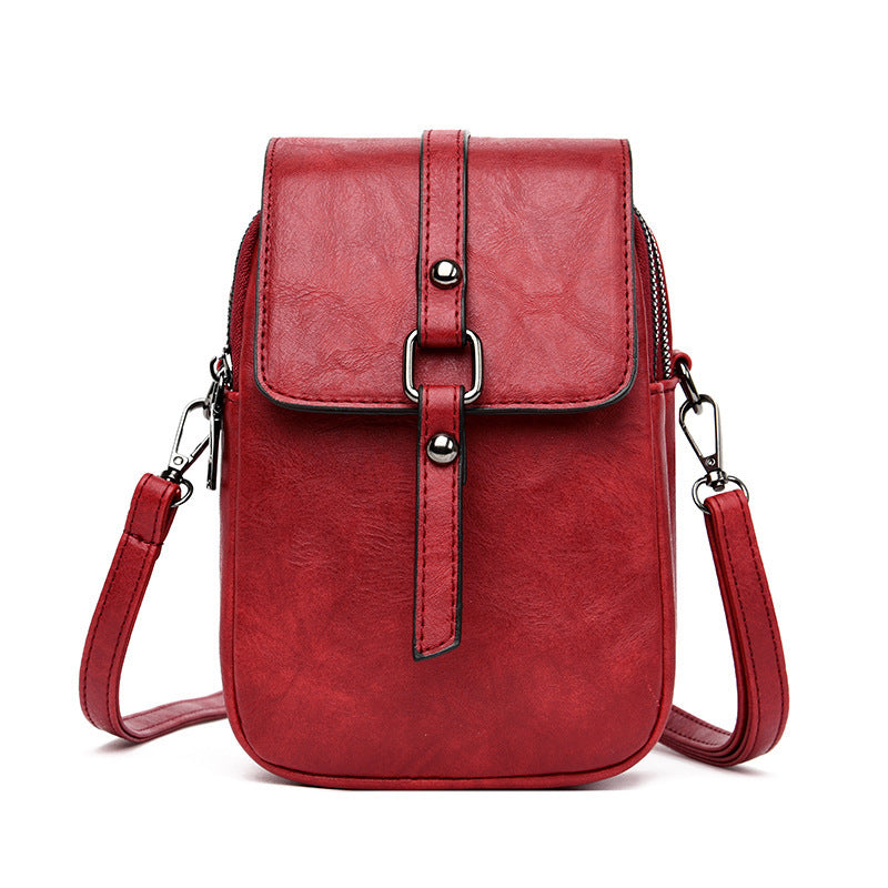 Versatile Generous One-shoulder Crossbody Bag Mini Phone Holder