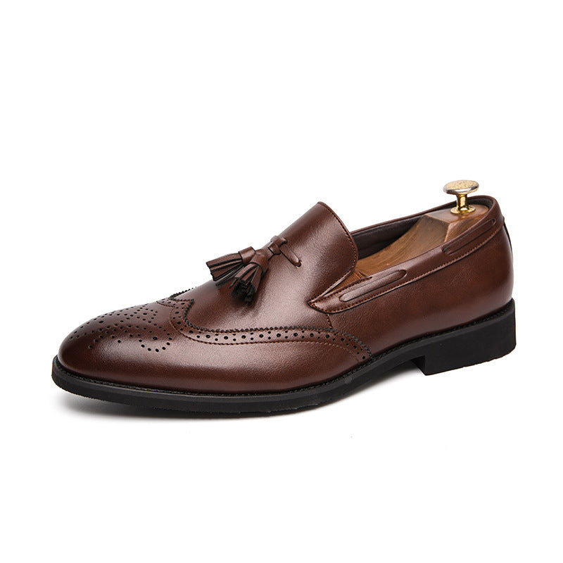 Men's Fashion Pointed Toe Shoes British Style