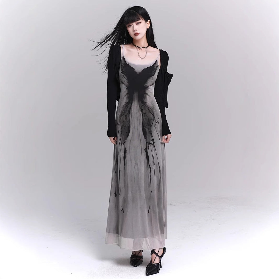 Women's Suspender Dress Cold Niche