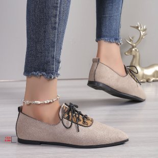 Plus Size Leopard Print Pumps Female Pointed Toe