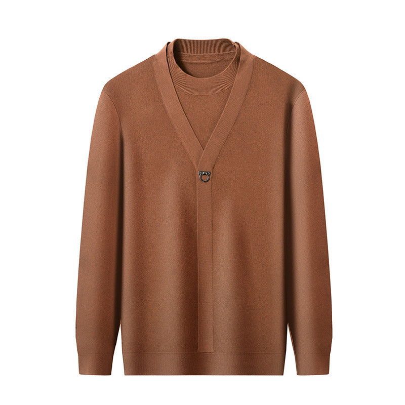 Men's Spring And Autumn Casual All-matching Tops