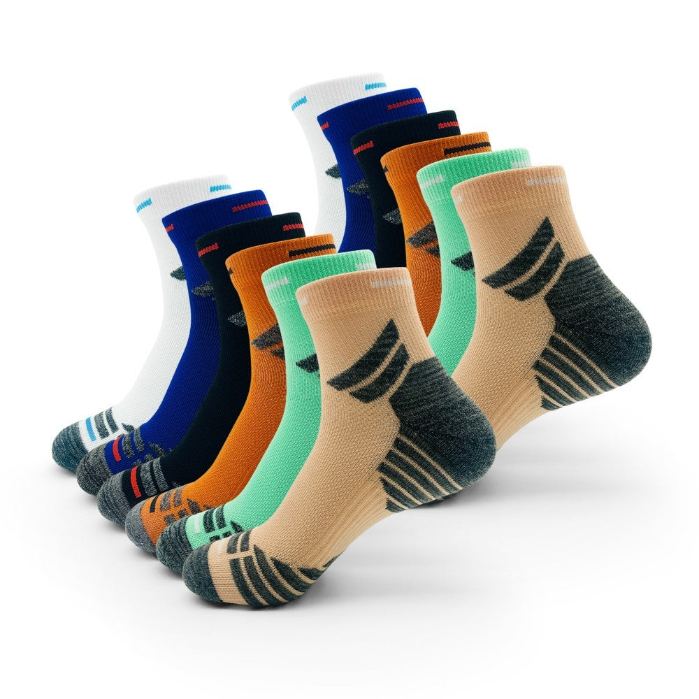 Padded Ankle Socks, 6 Pairs In A Pack. Sports Running Socks