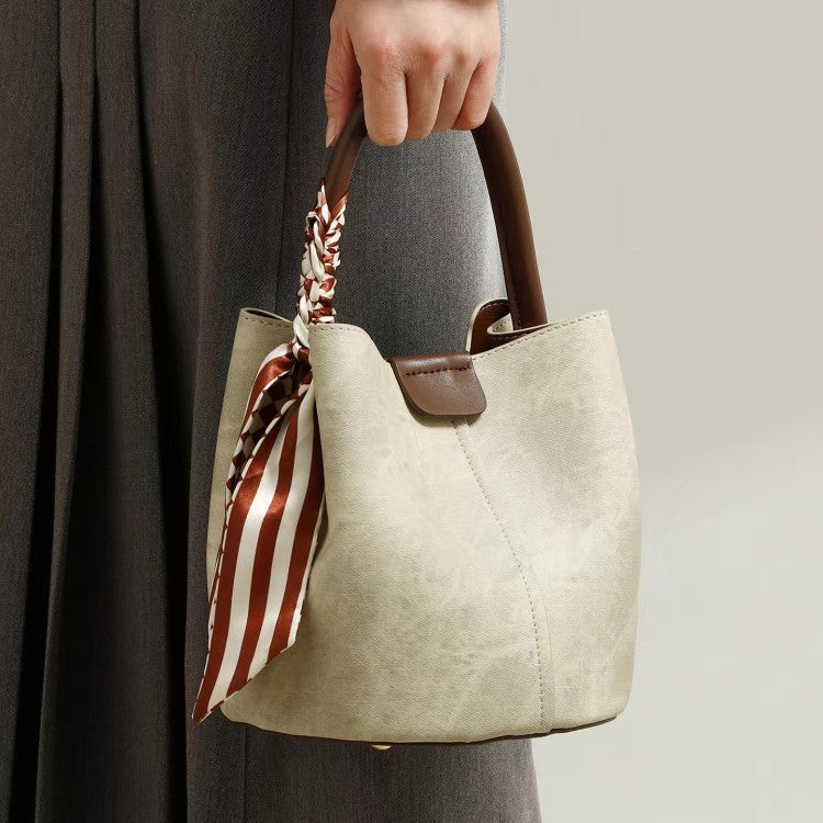 Simple Portable Bucket Bag For Women Summer New