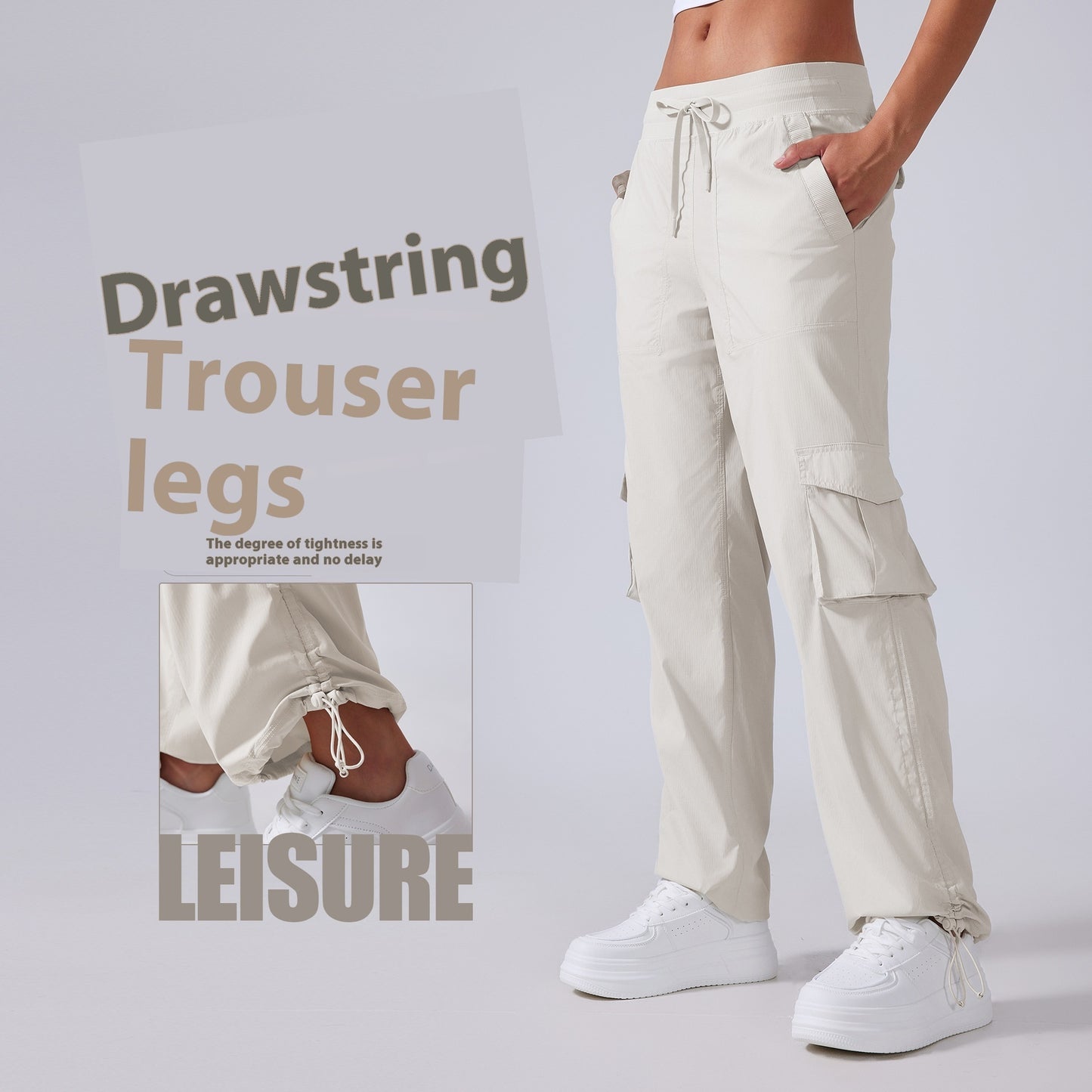 Multi-pocket Wide-leg Workwear Casual Pants