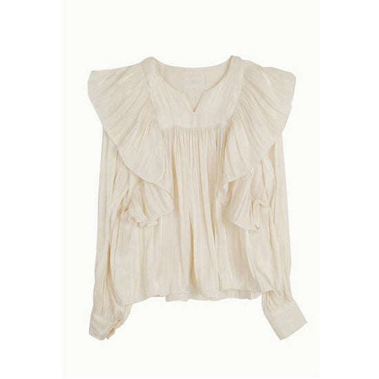 Elegant Temperament French Retro Design Shirt Women