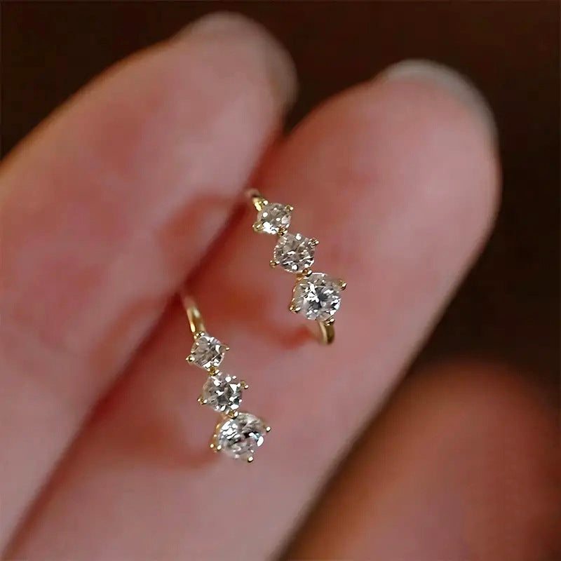 Simple Delicate Earrings Women's Fashion