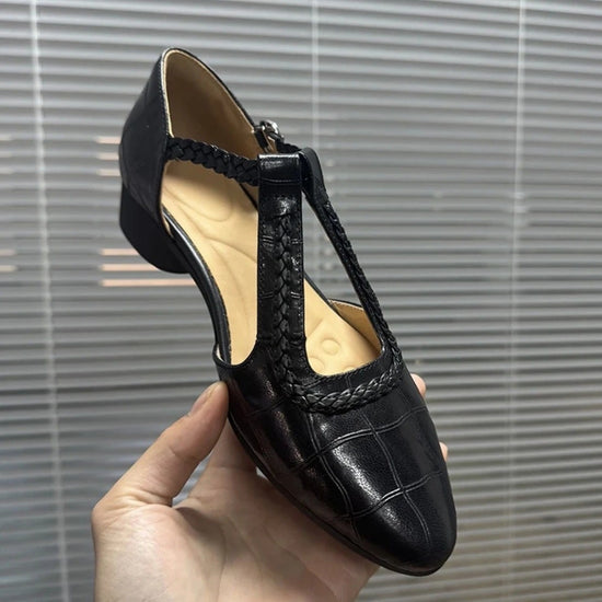 Chunky Heel Retro Fashion Comfortable Women's Sandals