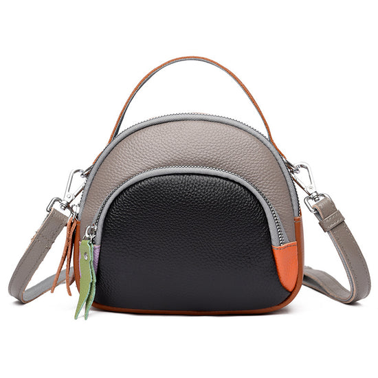 Hand-held Crossbody First Layer Cowhide Leather Single-shoulder Bag