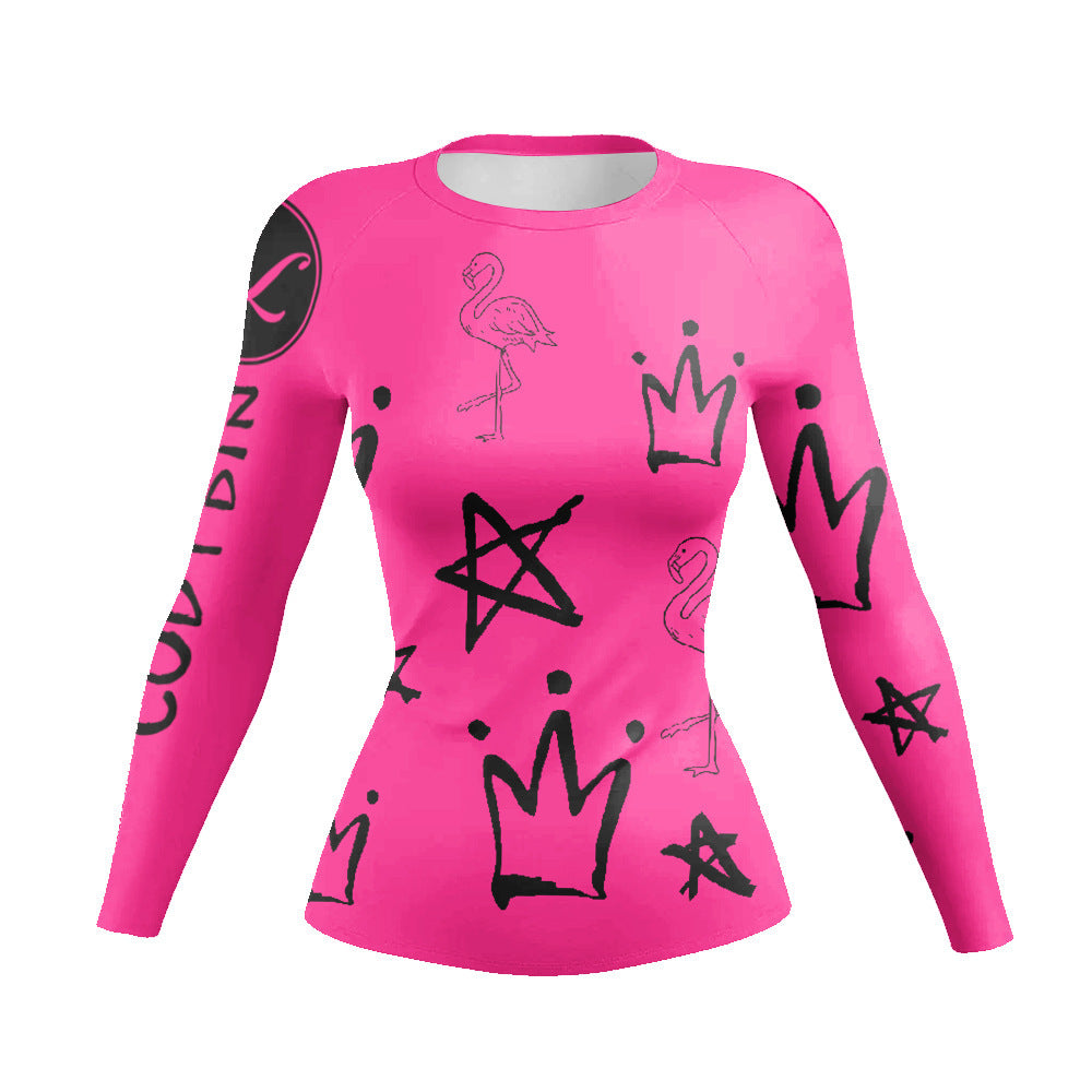 Women's Workout Clothes Slim Fit Clothes Long Sleeve Top