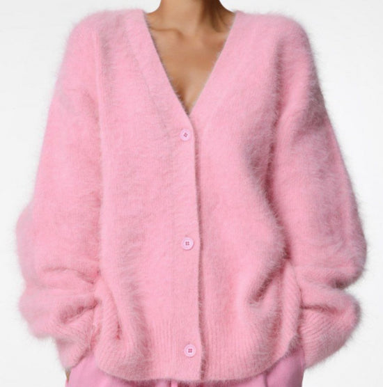 Loose V-neck Cardigan Fall Winter For Women