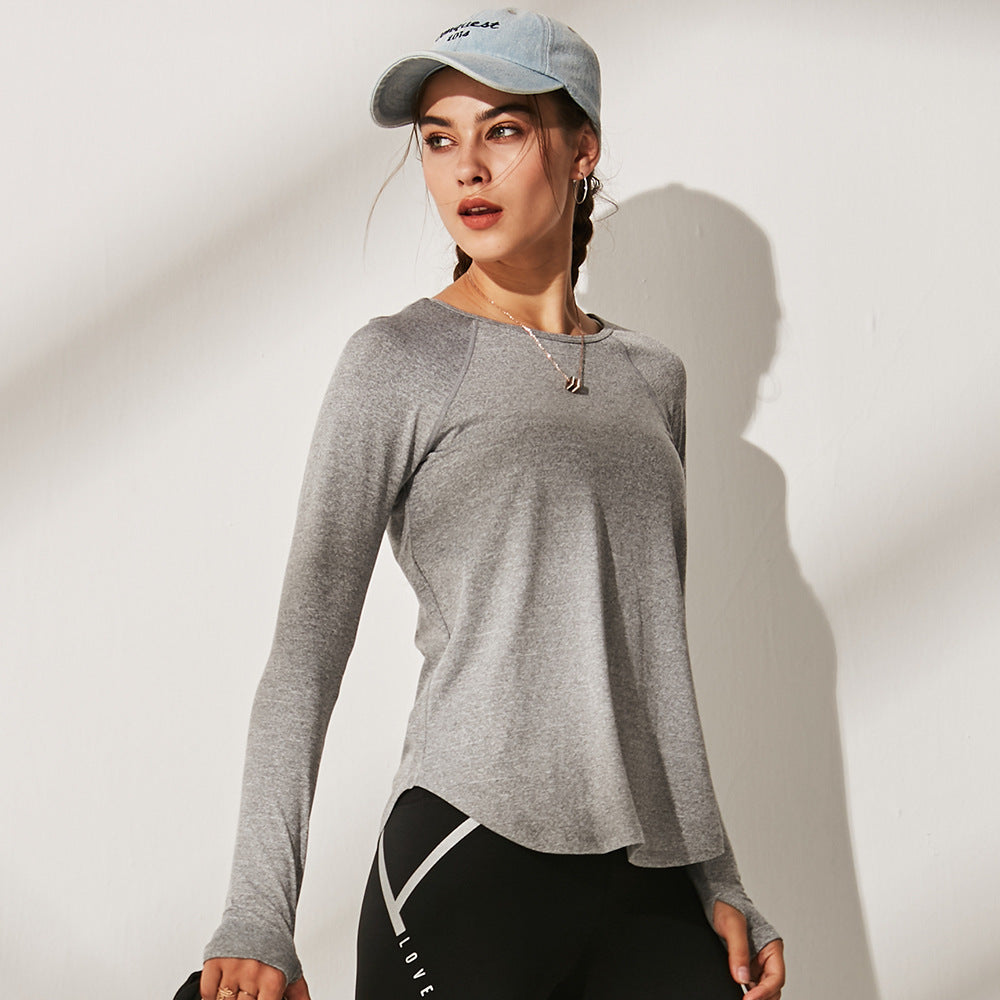 Sports long-sleeved yoga clothes women quick-drying