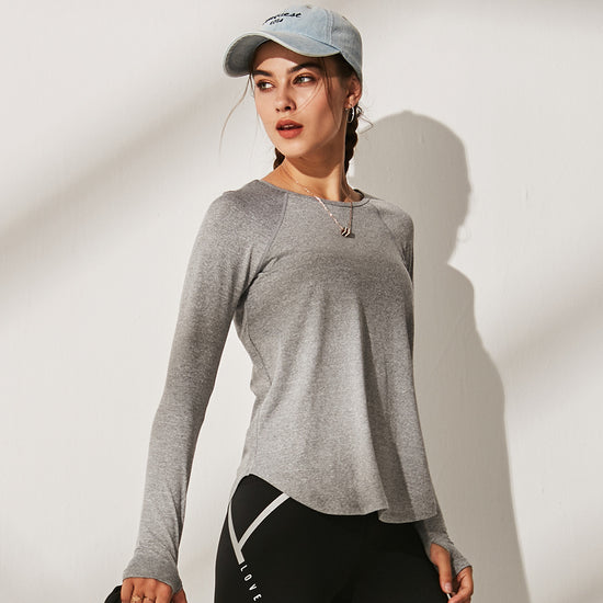 Sports long-sleeved yoga clothes women quick-drying