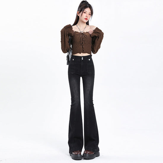 Vintage Vibe Patchwork Skinny Jeans