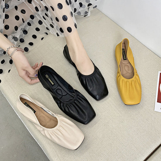 Fairy wind beanie flat shoes
