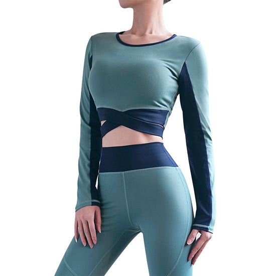 New Cross-Strap Yoga Sports Crop Top