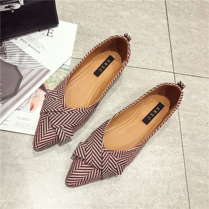 All-match Pointed Shallow Mouth Single Shoes Women Shoes