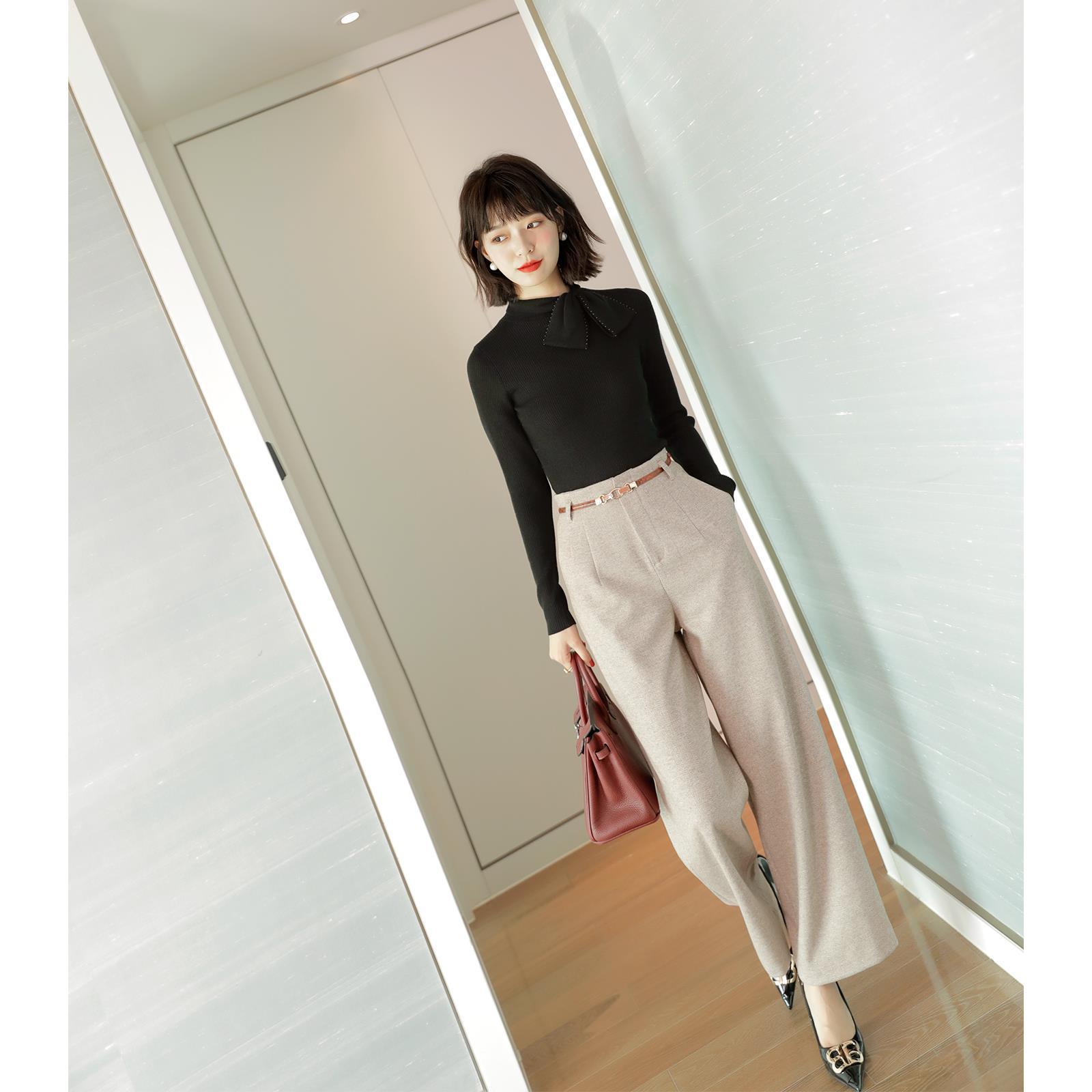 Loose Drape Temperament Slimming Casual Pants Fashion Wide-Leg Pants