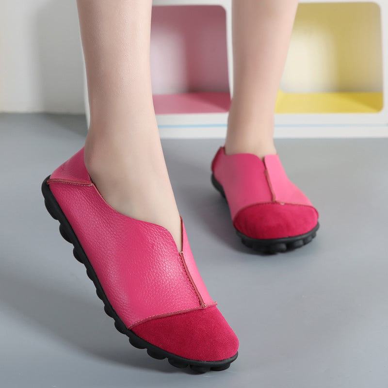 Japanese Mori Women's Single Shoes Flat Heel Casual Shoes
