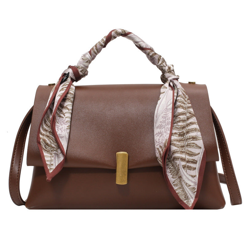 Fashion Messenger Bag Portable Silk Scarf Shoulder Bag Small Square Bag