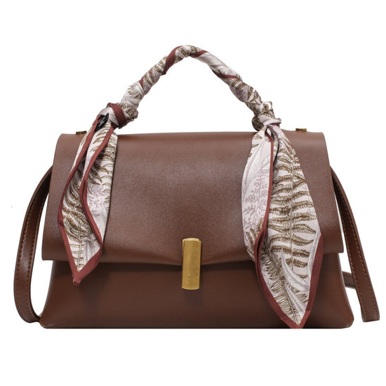 Fashion Messenger Bag Portable Silk Scarf Shoulder Bag Small Square Bag