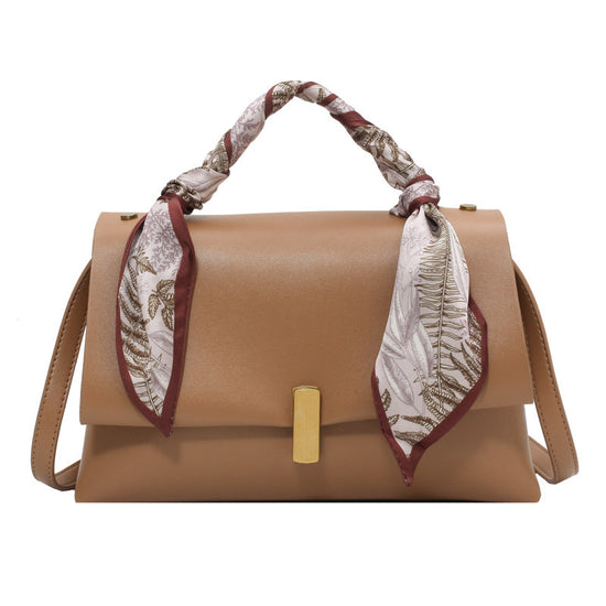 Fashion Messenger Bag Portable Silk Scarf Shoulder Bag Small Square Bag