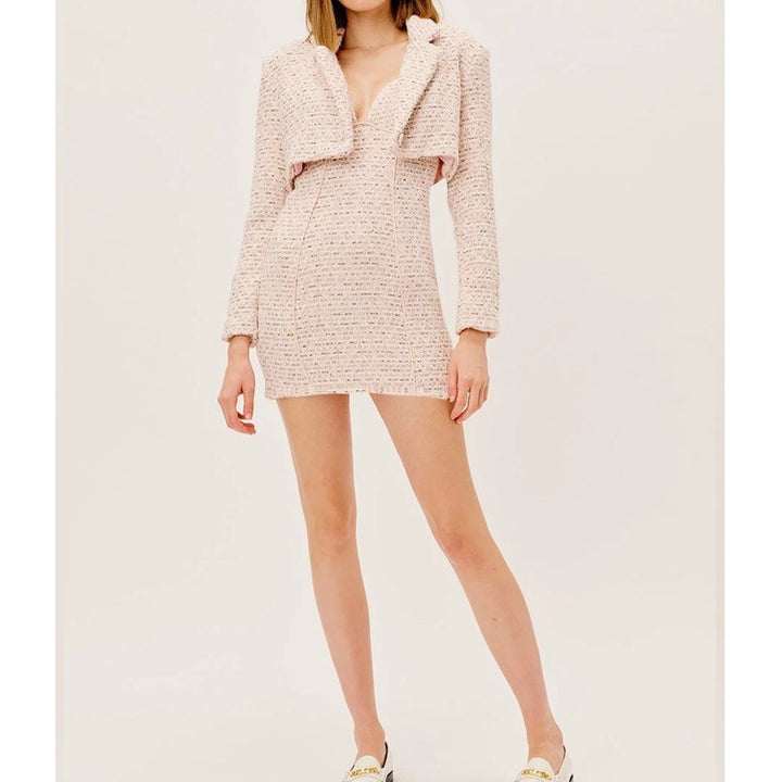 Lightly Cooked Style Small Suit Jacket Tweed Suspender Dress Suit