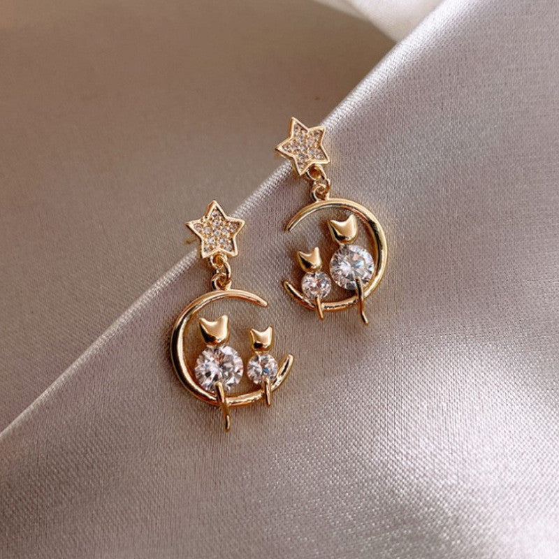 All-match Irregular Pearl Ear Hoop Earrings