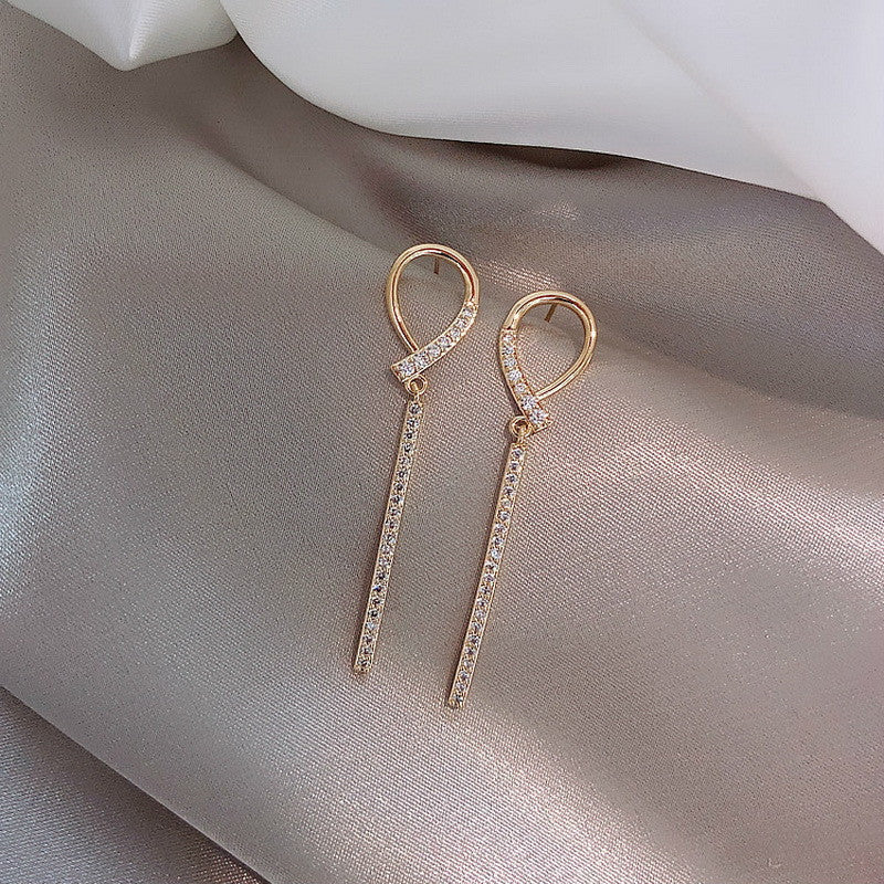 All-match Irregular Pearl Ear Hoop Earrings