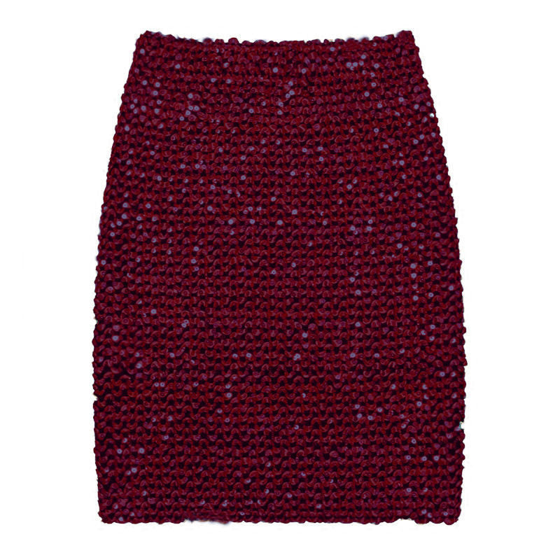High Waist Slim Slimming All-match Bag Hip Skirt Short Skirt Women