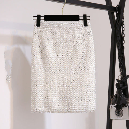 High Waist Slim Slimming All-match Bag Hip Skirt Short Skirt Women