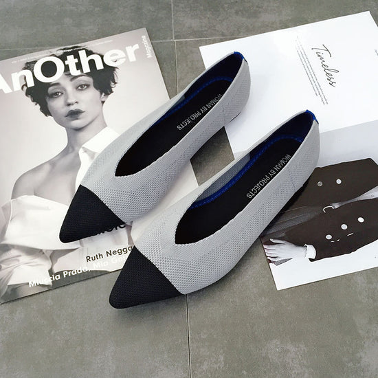 Pedal Shoes Pointed Flats for Women