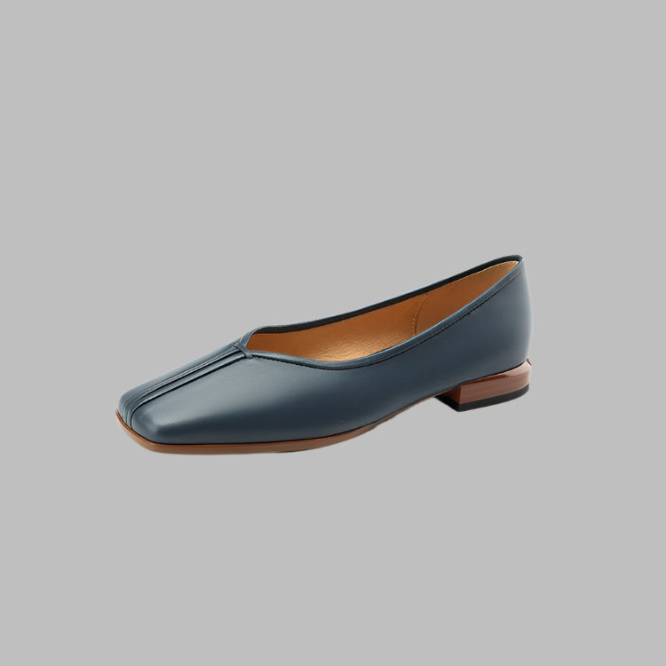 Simple Fashion Shallow Mouth Low Heel Lady Shoes