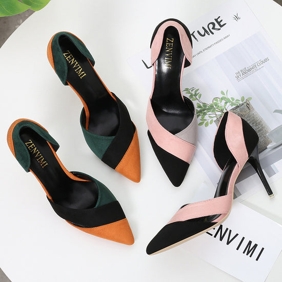 Pointed stiletto ladies high-heeled sandals new