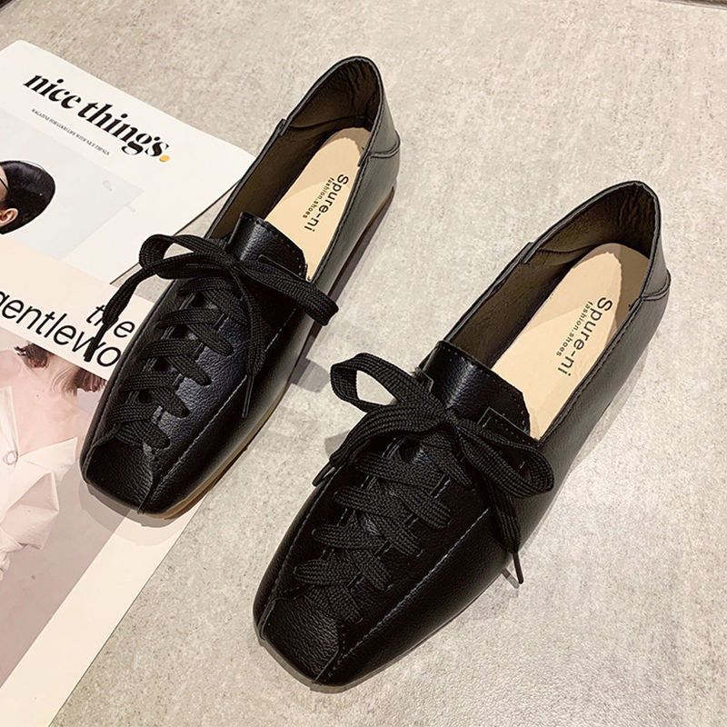 Peas Shoes Women's Autumn New One-legged Lazy