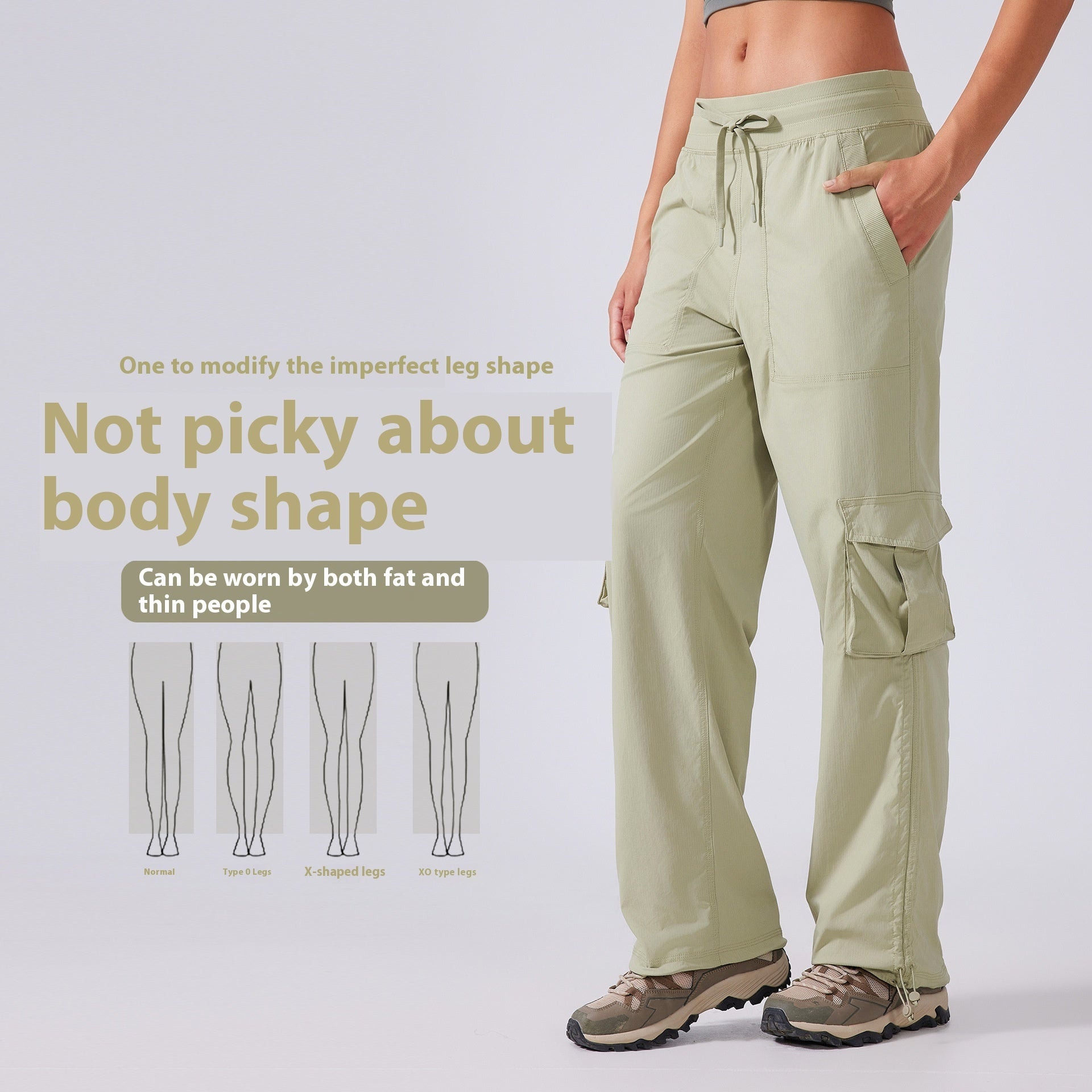 Multi-pocket Wide-leg Workwear Casual Pants
