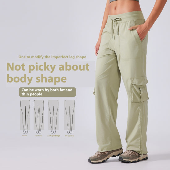Multi-pocket Wide-leg Workwear Casual Pants