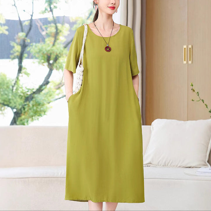 Middle-aged Mom Dress Homewear Outerwear