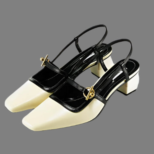 Block heel sandals