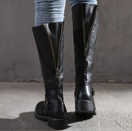 European and American women's knight boots