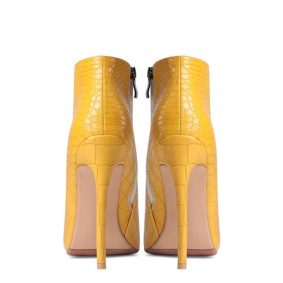 Autumn And Winter Women's Stiletto Ankle Boots