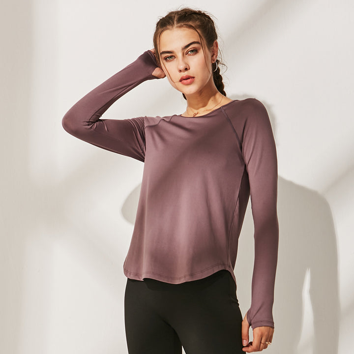 Sports long-sleeved yoga clothes women quick-drying