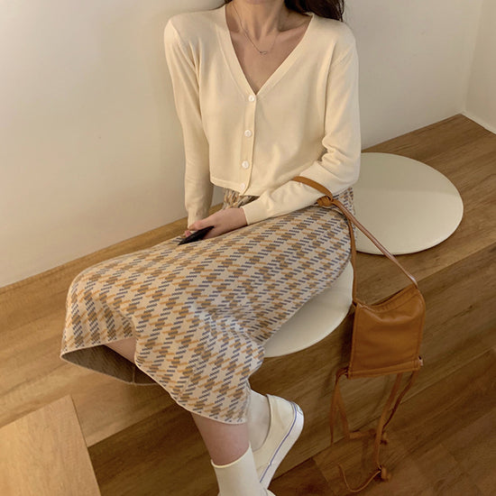 High waist skirt