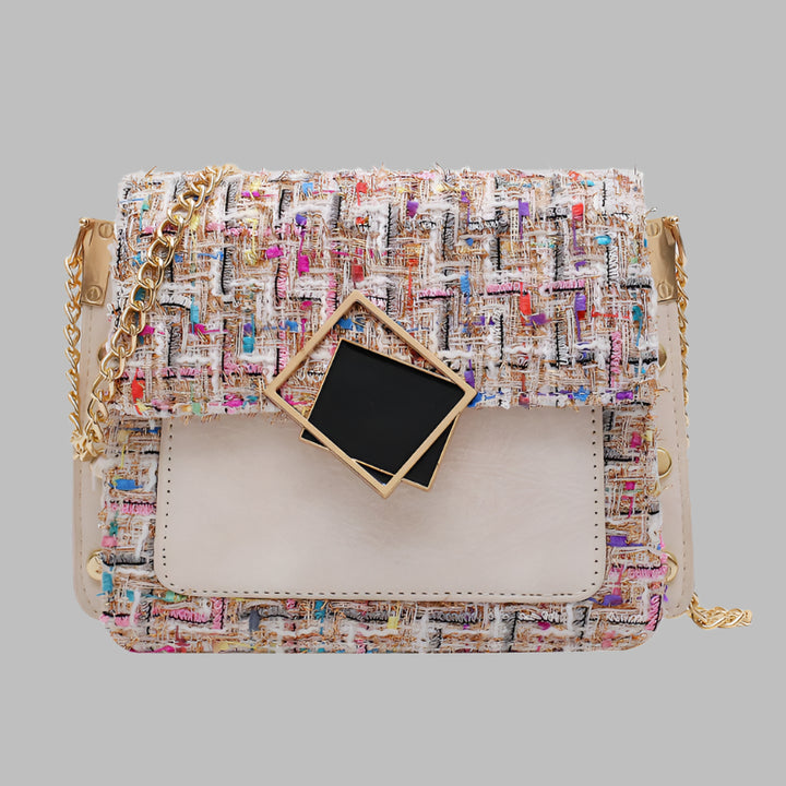 Woolen fashion simple messenger bag female chain bag